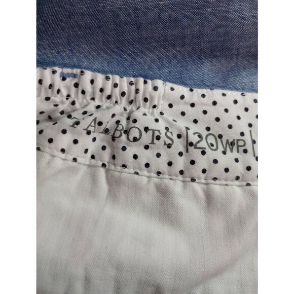 Talbots Pants Ladies 20WP Blue Capri - Picture 5 of 9